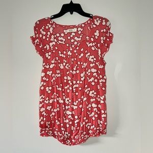 Old Navy Maternity pink cap sleeve blouse
